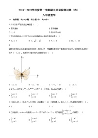 精品解析：陕西省宝鸡市陈仓区2021-2022学年八年级上学期期末数学试题