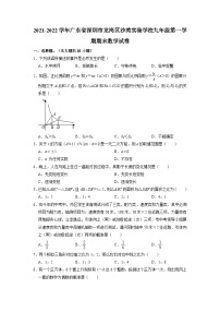 广东省深圳市龙岗区沙湾实验学校2021-2022学年九年级上学期期末数学试卷