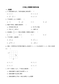 安徽省宿州市2023年八年级上学期期中数学试卷（附答案）