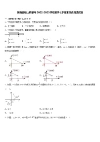 陕西省岐山县联考2022-2023学年七年级下学期期末综合测试数学试题