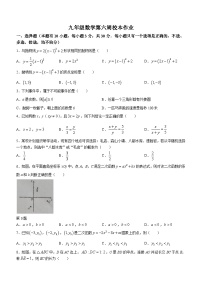 浙江省金华市义乌市2023-2024学年九年级上学期10月月考数学试题