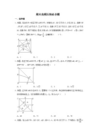 期末高频压轴必杀题-2023-2024学年九年级数学上册《同步考点解读•专题训练》（北师大版）