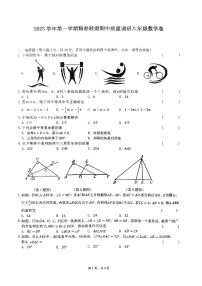 浙江省宁波市北仑区精准联盟2023-2024学年八年级上学期期中质量数学调研卷