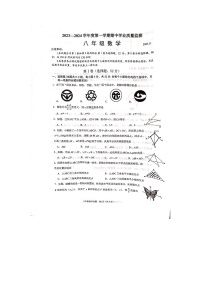 山东省潍坊市青州市2023-2024学年八年级上学期11月期中数学试题