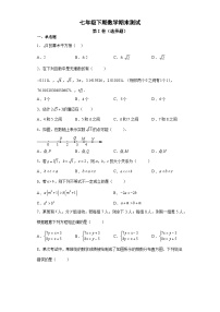 人教版7年级下学期数学期末  课时练04