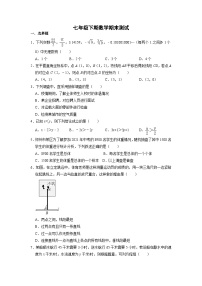 人教版7年级下学期数学期末  课时练07