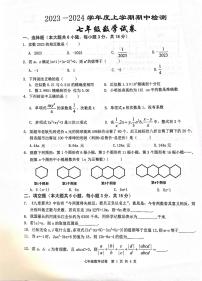 江西省宜春市高安市2023-2024学年七年级上学期期中数学试卷