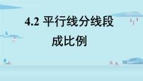 北师大版九年级上册2 平行线分线段成比例示范课ppt课件