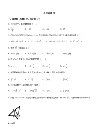 辽宁省沈阳市皇姑区第四十三中学2022-2023学年八年级上学期10月月考数学试题