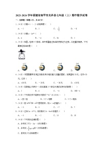 福建省南平市光泽县2023—-2024学年上学期七年级期中数学试卷