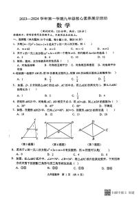 广东省佛山市顺德区龙江丰华初级中学2023—2024学年九年级期中考试数学