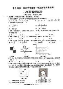 安徽省宿州市萧县2023-2024学年八年级上学期11月期中数学试题