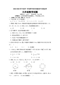 江苏省盐城市东台市第四联盟2023-2024学年九年级上学期11月期中数学试题