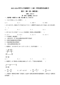 广东省深圳市龙岗区宏扬学校2023-2024学年九年级上学期期中数学试题