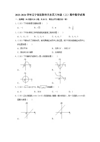 辽宁省沈阳市大东区2023—2024学年上学期八年级期中数学试卷