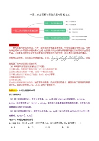 期末专题复习03：一元二次方程根与系数关系-2023-2024学年九年级上学期期末专项复习（苏科版）