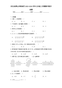 河北省唐山市路南区2023-2024学年七年级上学期期中数学试题