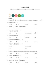 北师大版八年级上册1 认识无理数当堂达标检测题