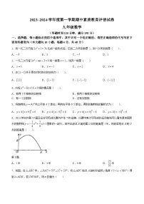 安徽省芜湖市2023-2024学年九年级上学期期中数学试题