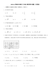 2023.11济南市长清区八年级上数学期中试题（含答案）