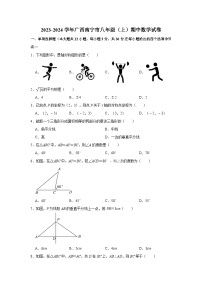 2023-2024学年广西南宁市八年级（上）期中数学试卷（含解析）