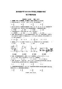 福建省泉州实验中学2023-2024学年九年级上学期11月期中数学试题