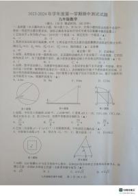 江苏省扬州市宝应县2023-—2024学年九年级上学期期中数学试题