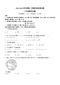 山东省青岛市城阳区2023-2024学年八年级上学期期中数学试题