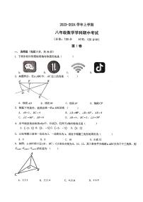 山东省日照市金海岸中学2023-—2024学年八年级上学期11月期中数学试题