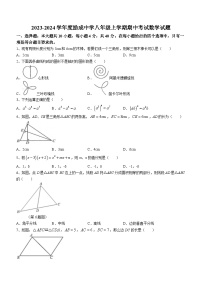 福建省莆田市砺城中学2023-2024学年八年级上学期期中数学试题