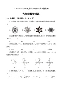 山东省济宁市金乡县2023-2024学年九年级上学期期中考试数学试题