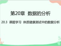 数学人教版20.3 体质健康测试中的数据分析授课ppt课件