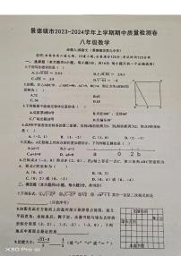 江西省景德镇市景德镇一中2023-2024学年八年级上学期期中考试数学试卷