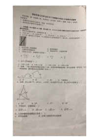 湖南省邵阳市第七中学2023-—2024学年八年级上学期期中数学试题