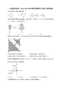 数学九年级上册第四章 图形的相似8 图形的位似课时训练