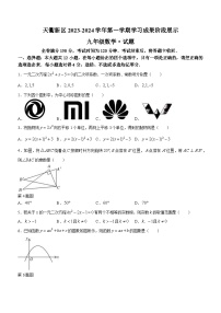 山东省德州市天衢新区2023-2024学年九年级上学期期中数学试题