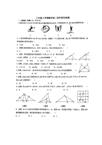 湖北省十堰市实验中学中学多校联考2023-2024学年八年级上学期11月期中数学试题