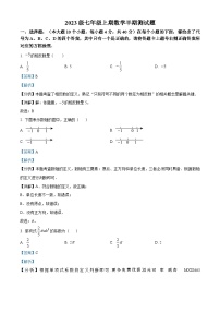 重庆市潼南区六校2023-2024学年七年级上学期期中考试数学试题（解析版）