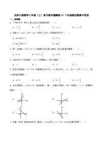 北师大版数学八年级（上）复习微专题精炼10 一次函数的图象与性质