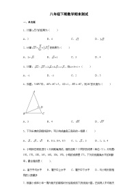 人教版数学8年级下册 期末课时练