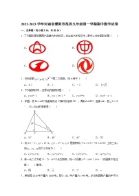 河南省濮阳市范县2023届九年级上学期期中阶段性评价数学试卷(含解析)