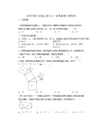 初中数学北师大版八年级上册2 一定是直角三角形吗一课一练