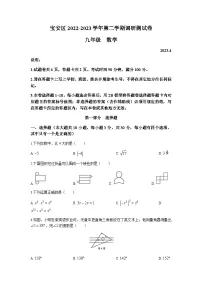 2023年广东省深圳市中考二模数学试卷