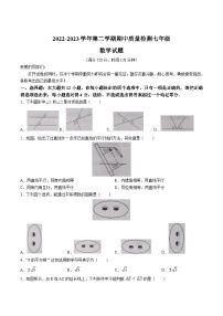 山东省德州市乐陵市2022-2023学年七年级下学期期中质量检测数学试卷