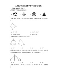 八年级上学期期中考试数学试题 (25)