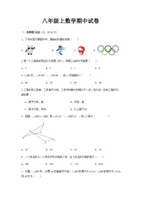 八年级上学期期中考试数学试题 (35)