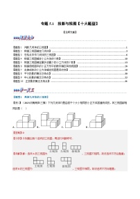 北师大版九年级数学上册 专题5.1 投影与视图【十大题型】（举一反三）（学生版）