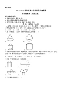 陕西省咸阳市兴平市2023-2024学年七年级上学期期中数学试题(无答案)