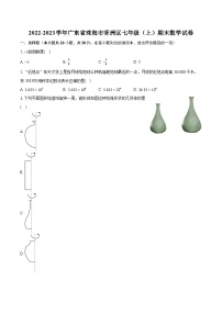2022-2023学年广东省珠海市香洲区七年级（上）期末数学试卷（含答案解析）