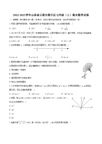 2022-2023学年山西省吕梁市离石区七年级（上）期末数学试卷（含答案解析）